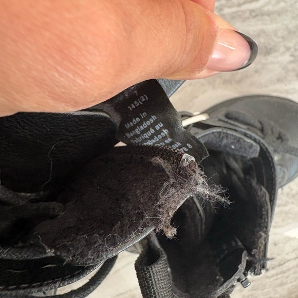 H&M Kids Black Boots with Silver Accents - Picture 6 of 6